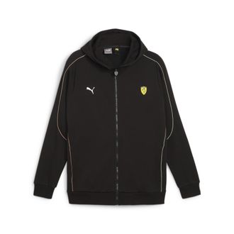 OEM Sudadera Con Capucha Puma Ferrari Race Para Hombre, Color Negro, 62379701 R S