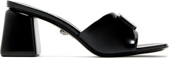 Versace Mules con applicazione 70mm - Nero