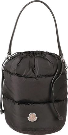 Moncler Caradoc Bucket Bag - Dames - Schoudertassen - Zwart - ONE Size - Leer - Tassen