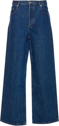A.P.C. Jeans con design a cinque tasche - Blu