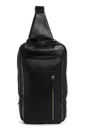 Longchamp Small Parisis Leather Sling Bag in Black at Nordstrom Rack