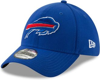 New Era Unisex-Adult NFL 39THIRTY Team Color Primary Primary Logo Stretch Fit Flex Football Cap Hat, Buffalo Bills - Blue, Large-X-Large