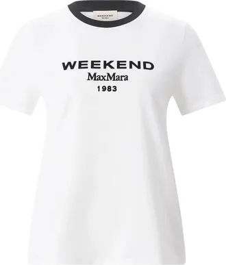 Max Mara T-shirts - Dames - T-shirts - Wit - XL - Katoen - Tops