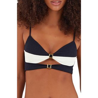 Vix Firenze Spencer Selena Bikini Top in Black at Nordstrom Rack, Size Small