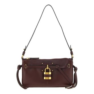 Chlo&eacute; Mini Paddington Sling Pouch - Dames - Tassen - Bruin - Maat: ONE Size Katoen