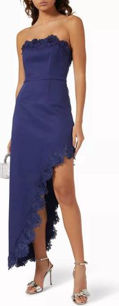 Elliatt Inara High-Low Gown Dress In Navy