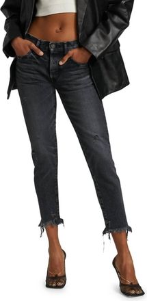 Moussy Keller Tapered Jean In Black