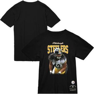 Mitchell & Ness Mens Mitchell & Ness Troy Polamalu Black Pittsburgh Steelers Sideline Retired Player T-Shirt at Nordstrom, Size Medium