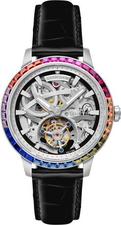 Earnshaw Trouvelot Automatic Black Dial Mens Watch ES-8276-06