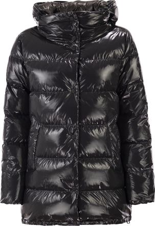 Herno glanzend nylon donsjack