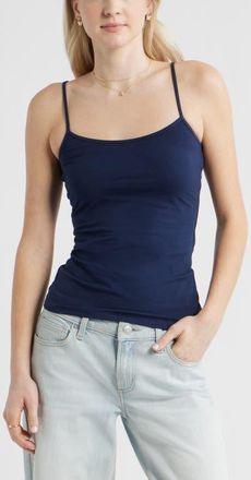 BP. Core Stretch Cotton Camisole in Navy Iris at Nordstrom, Size Xx-Small