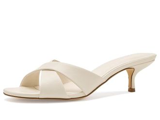 Calvin Klein Skylor Womens Sandals Ivory : 7.5 M, Leather
