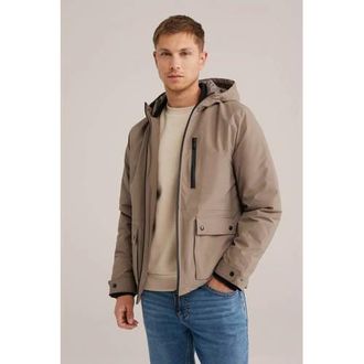 WE Fashion gewatteerde jas beige