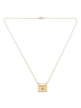 Elhanati 18kt yellow gold Havana diamond necklace - women - 18kt Yellow Gold/Diamond - One Size