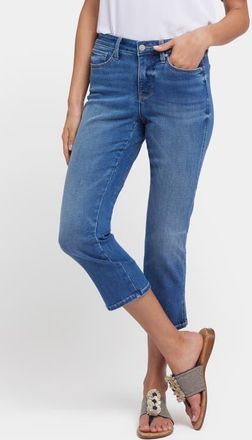 NYDJ Chloe Side Slit Capri Jeans in Picasso Lake at Nordstrom, Size 10