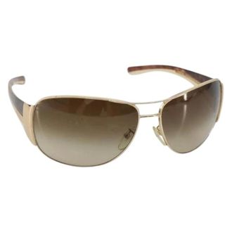 Prada Pre-owned Accessories, female, Brown, Size: ONE SIZE Pre-owned Vintage Sunglasses