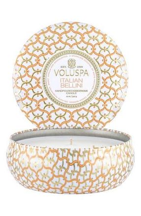 Voluspa Three-Wick Tin Candle in Italian Bellini at Nordstrom Rack
