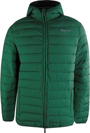 Aquascutum Actieve gewatteerde jas met capuchon voor heren (Jager Groen)