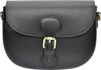 Isabella Rhea Zwart Rundleer Tas