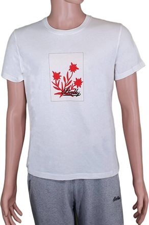 Bally Unisex Short Sleeve Logo T-Shirt In White