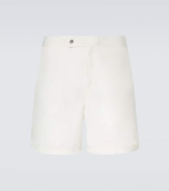 Brunello Cucinelli Logo swim trunks