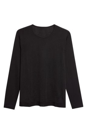 Akris Fine Cashmere & Silk Sweater in Black at Nordstrom, Size 14