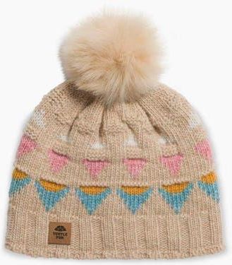 Turtle Fur Moonglade Pom Beanie in Oat at Nordstrom