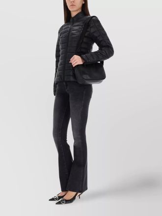 Diesel quilted jacket with high collar and pockets