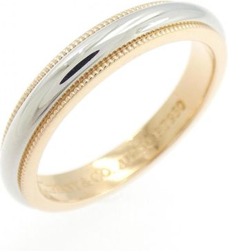 Tiffany & Co. Pink Gold (18K) Platinum 950 Band Ring (Pre-Owned)