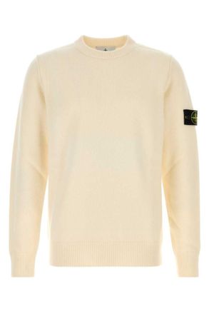 Stone Island Off White Regular Sweater