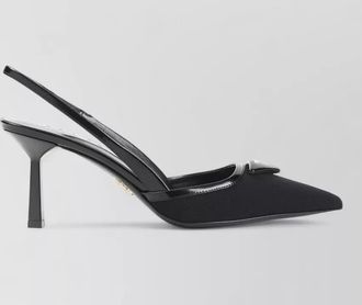 Prada mesh slingback pumps