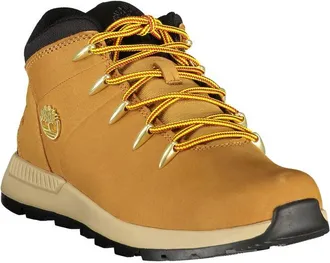Timberland Leather Hiking-Style Athletic Shoe - Yellow