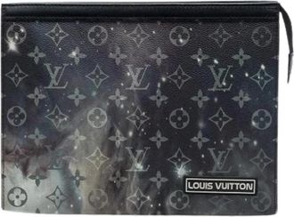 Louis Vuitton Pre-owned Canvas Clutch - Dames - Vintage Clutch - Zwart - ONE Size - Vintage