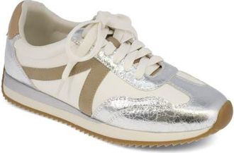 Mia Rafa Sneaker in Beige/White/Silver at Nordstrom, Size 8.5