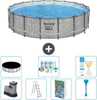 Bestway Piscina Bestway Steel Pro Max Redonda - 549x122 Cm - 8-piezas S574