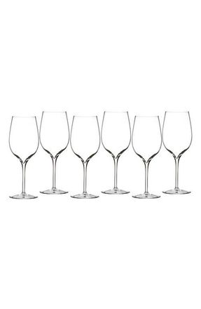 Waterford Elegance Set of 6 Fine Crystal Wine Glasses in Clear at Nordstrom