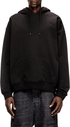 Diesel S-Boxt-Hood-Dco Cotton Hoodie in Black at Nordstrom, Size Xx-Large