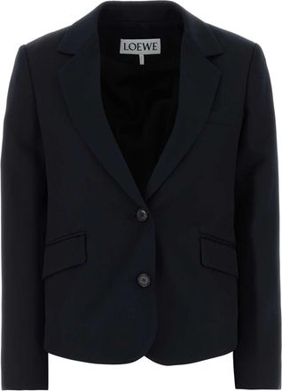 Loewe Navy Blue Wool Blazer