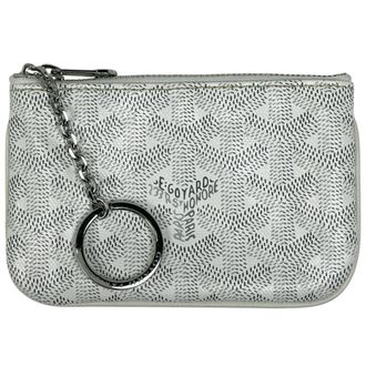 Goyard White Coated Canvas Pouch (Pre-Owned)