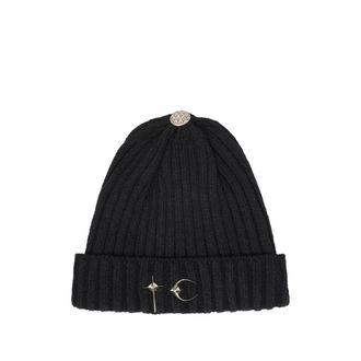 Thug Club Logo-embroidered Ribbed-knit Beanie Hat