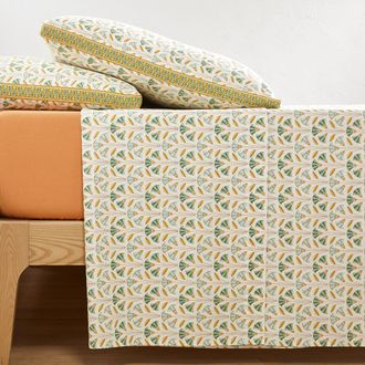 La Redoute Interieurs Plat laken in gewassen katoen, Osis