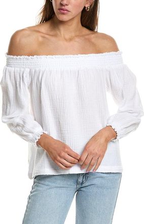 Splendid Gauze Off Shoulder Top