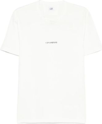 C.P. Company T-shirt girocollo in cotone - Bianco