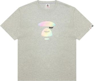 Aape By A Bathing Ape logo-print T-shirt - men - Cotton - M - Grey