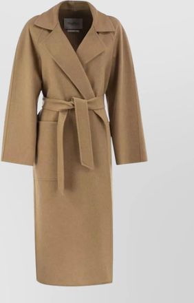 Max Mara alpaca wool silk long coat