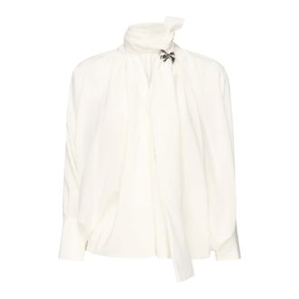 Max Mara Overhemden, Dames, Beige, 2Xs, Shirts