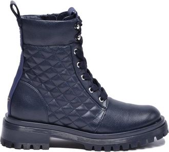 Marella Anfibio Boot - Dames - Veterlaarzen - Zwart - 36 EU - Leer - Schoenen