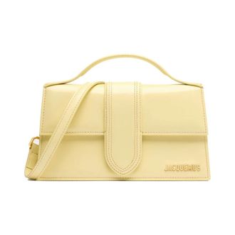 Jacquemus Yellow Leather Crossbody Bag - female - Jacquemus - Handbags - Yellow - ONE SIZE - Bags