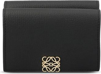 Loewe Anagram Trifold leren portemonnee - Zwart