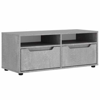 vidaXL Vidaxl - Mobile Tv Visnes Grigio Cemento 100x40x38 Cm Legno Multistrato
